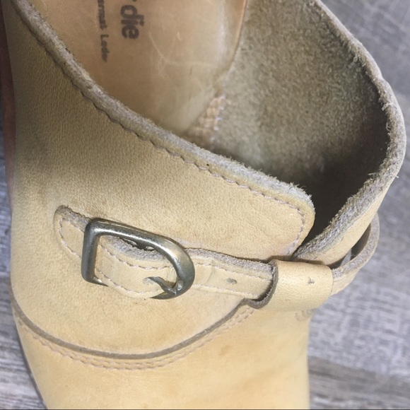 Cream Rohde Clogs - Chunky Open Back Heels EU39 - Picture 6 of 10